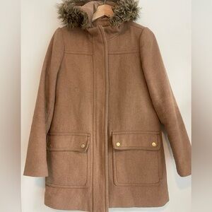 Jcrew tan coat
